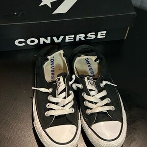 Converse Kids Black and White Sneakers